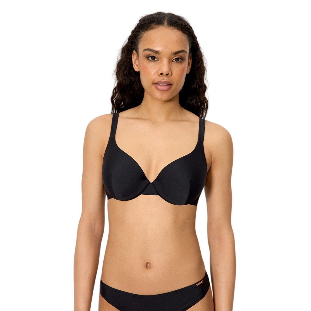 Ysabel Mora Beachwear Donna Top Bikini con Ferretto - 83306 NERO