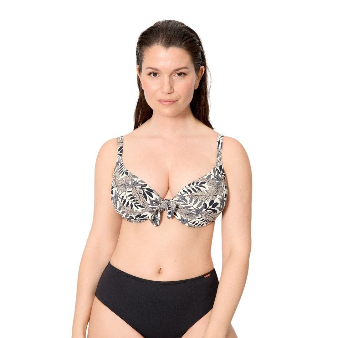 Ysabel Mora Beachwear Donna Top Bikini Coppa e Ferretto - 83346 BLACK PALM