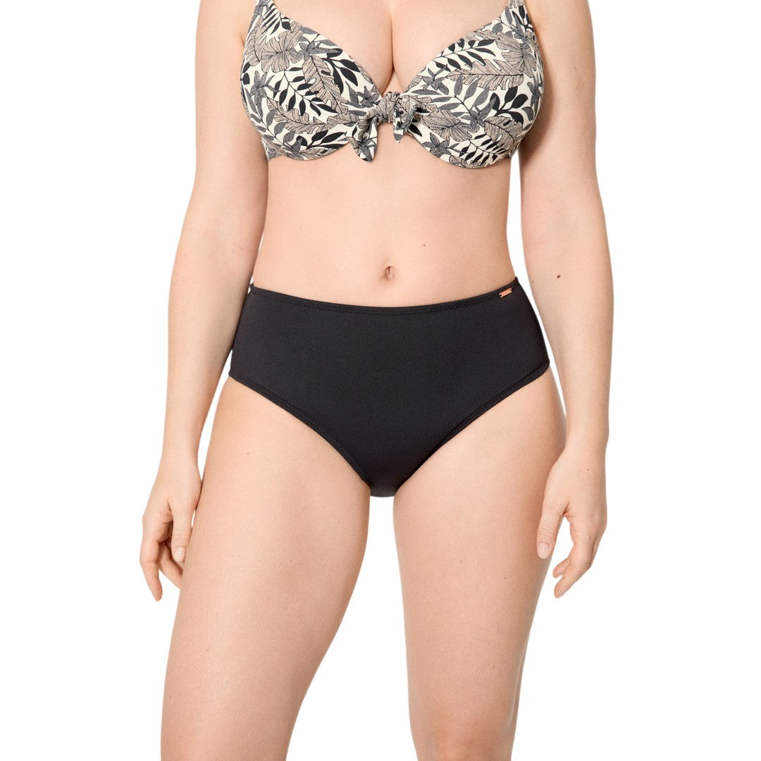 Ysabel Mora Beachwear Donna Slip Bikini Alto Modellante - 83347 NEGRO