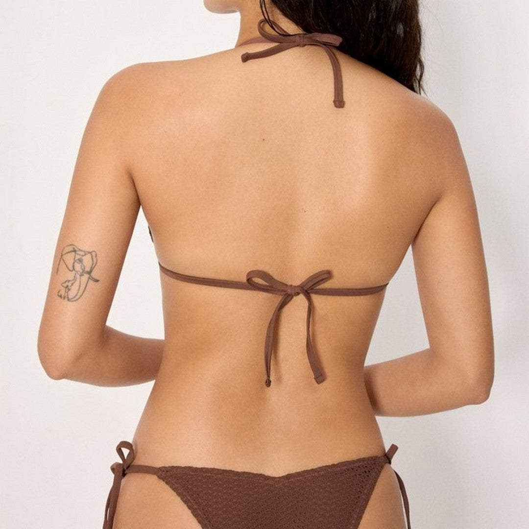 Ysabel Mora Beachwear Donna Top Bikini Triangolo - 83353 BROWN