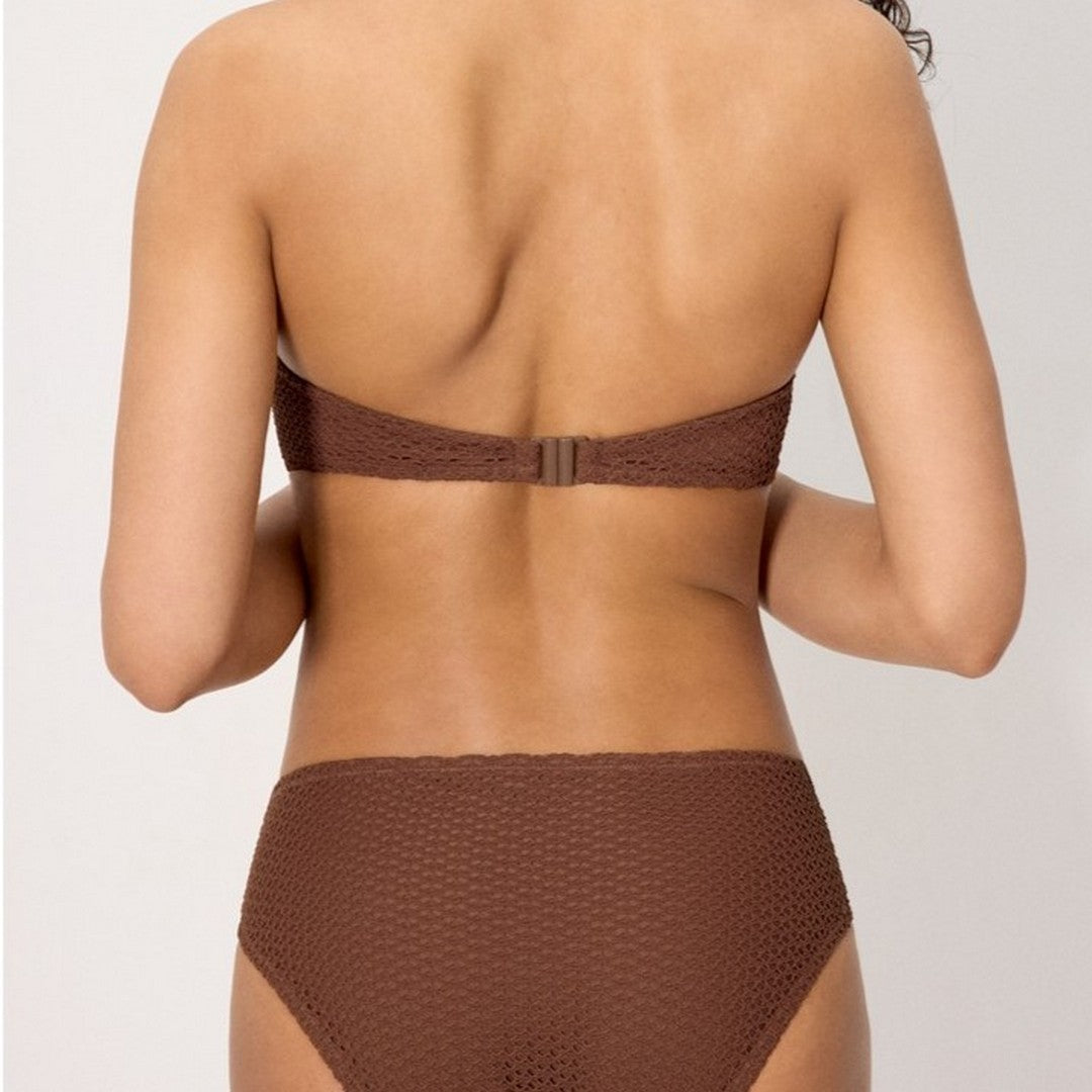 Ysabel Mora Beachwear Donna Top Bikini Fascia - 83355 BROWN