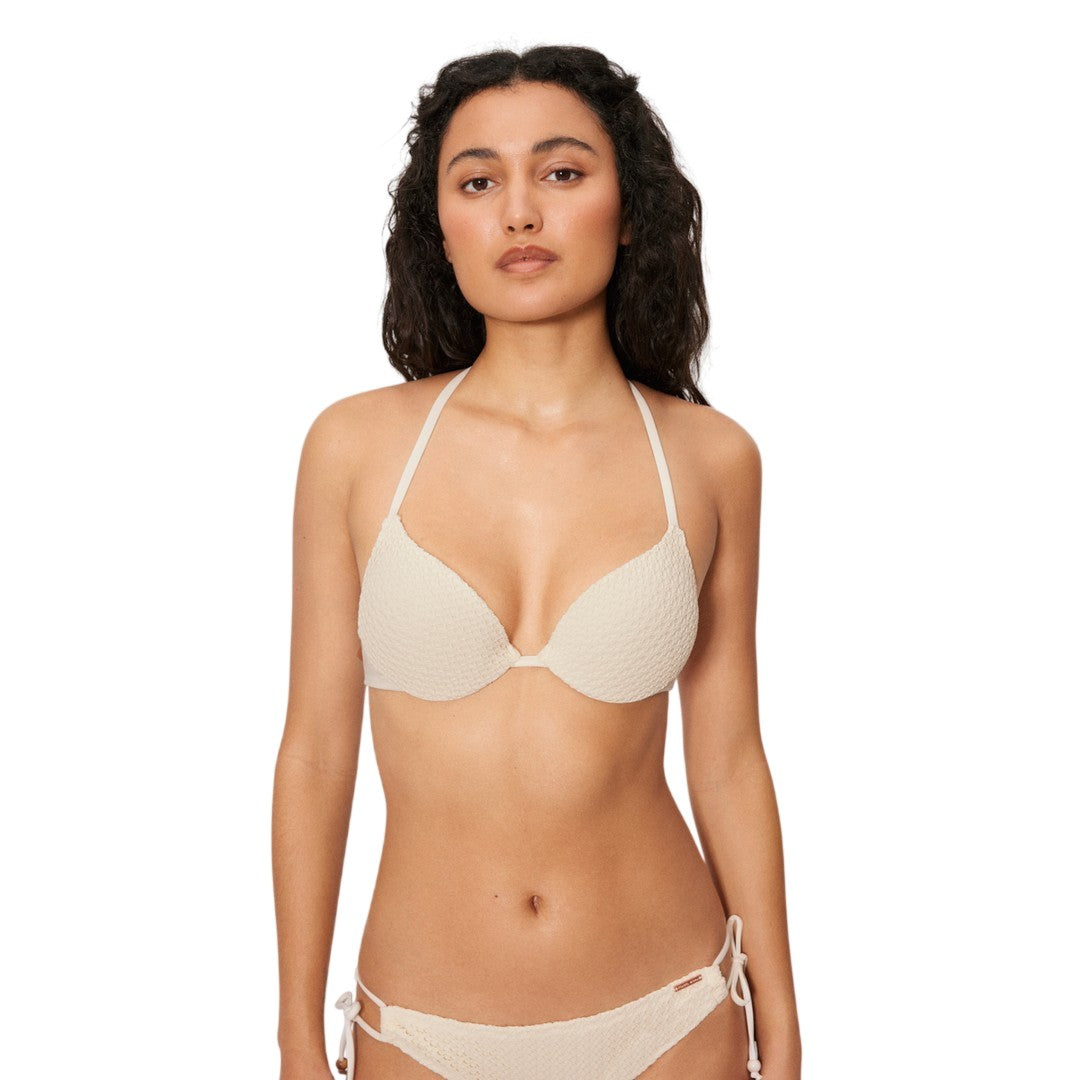 Ysabel Mora Beachwear Donna Top Bikini Doppio Push-Up - 83356 MARFIL