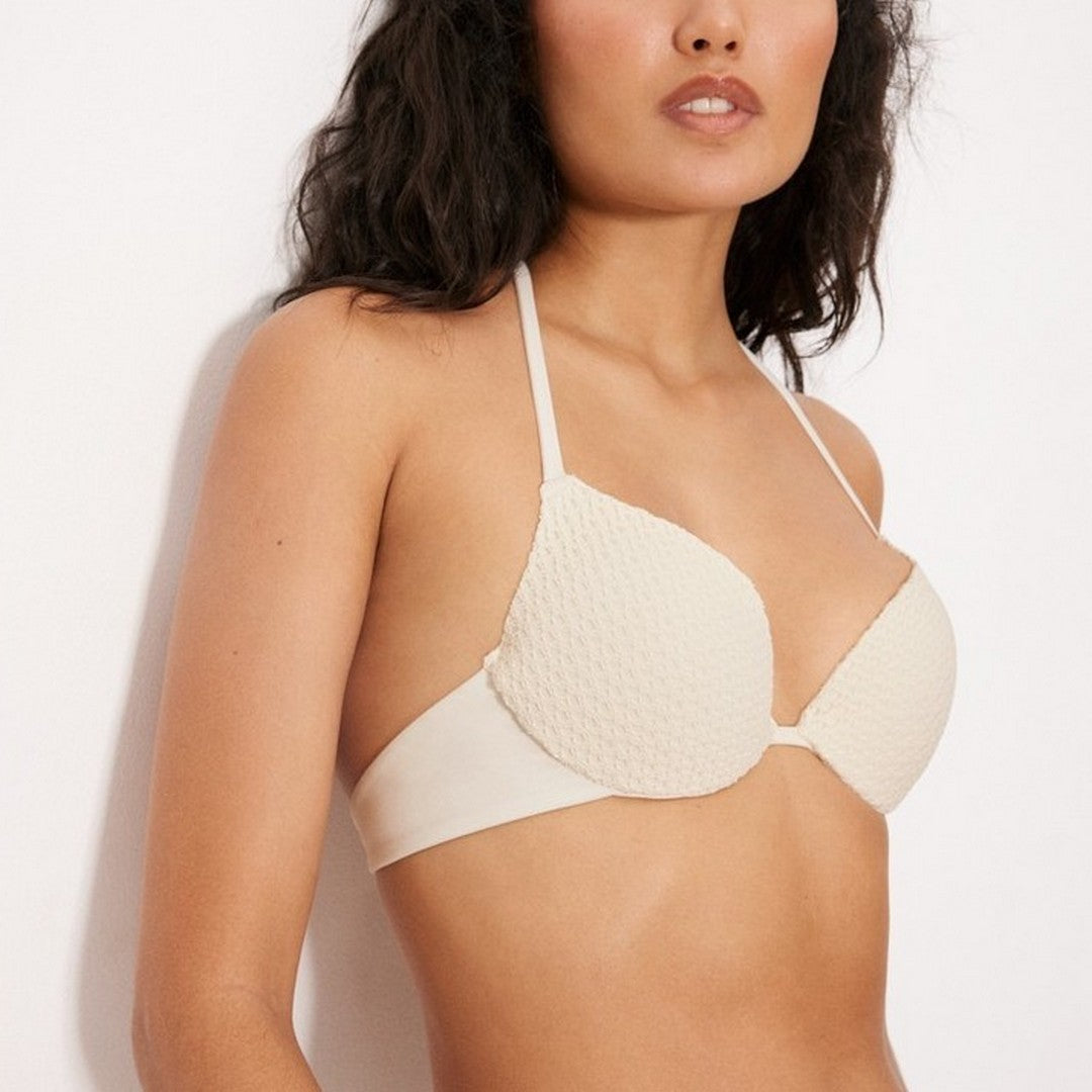 Ysabel Mora Beachwear Donna Top Bikini Doppio Push-Up - 83356 MARFIL