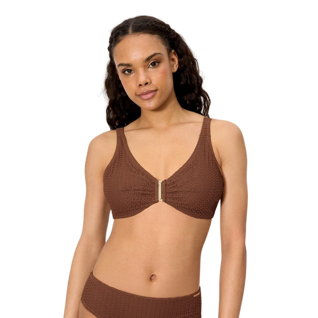 Ysabel Mora Beachwear Donna Top Bikini Ferretto Modellante - 83358 BROWN