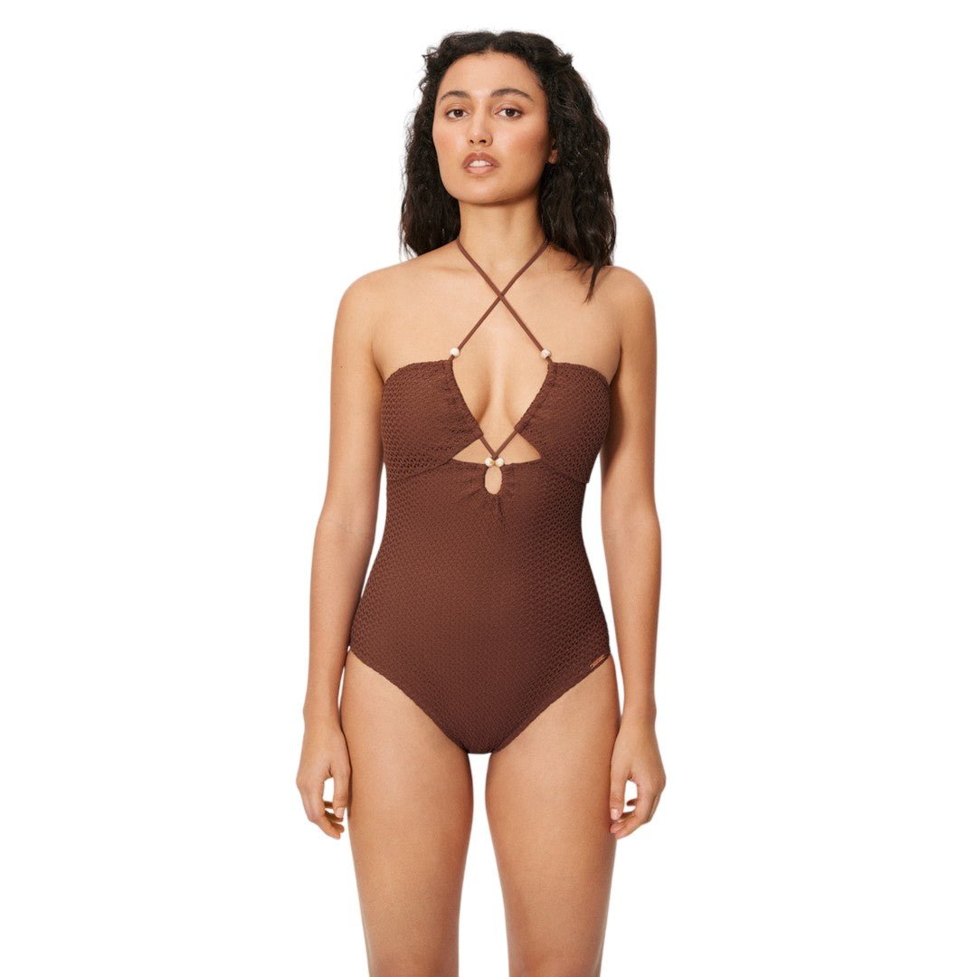 Ysabel Mora Beachwear Donna Costume Intero - 83360 BROWN
