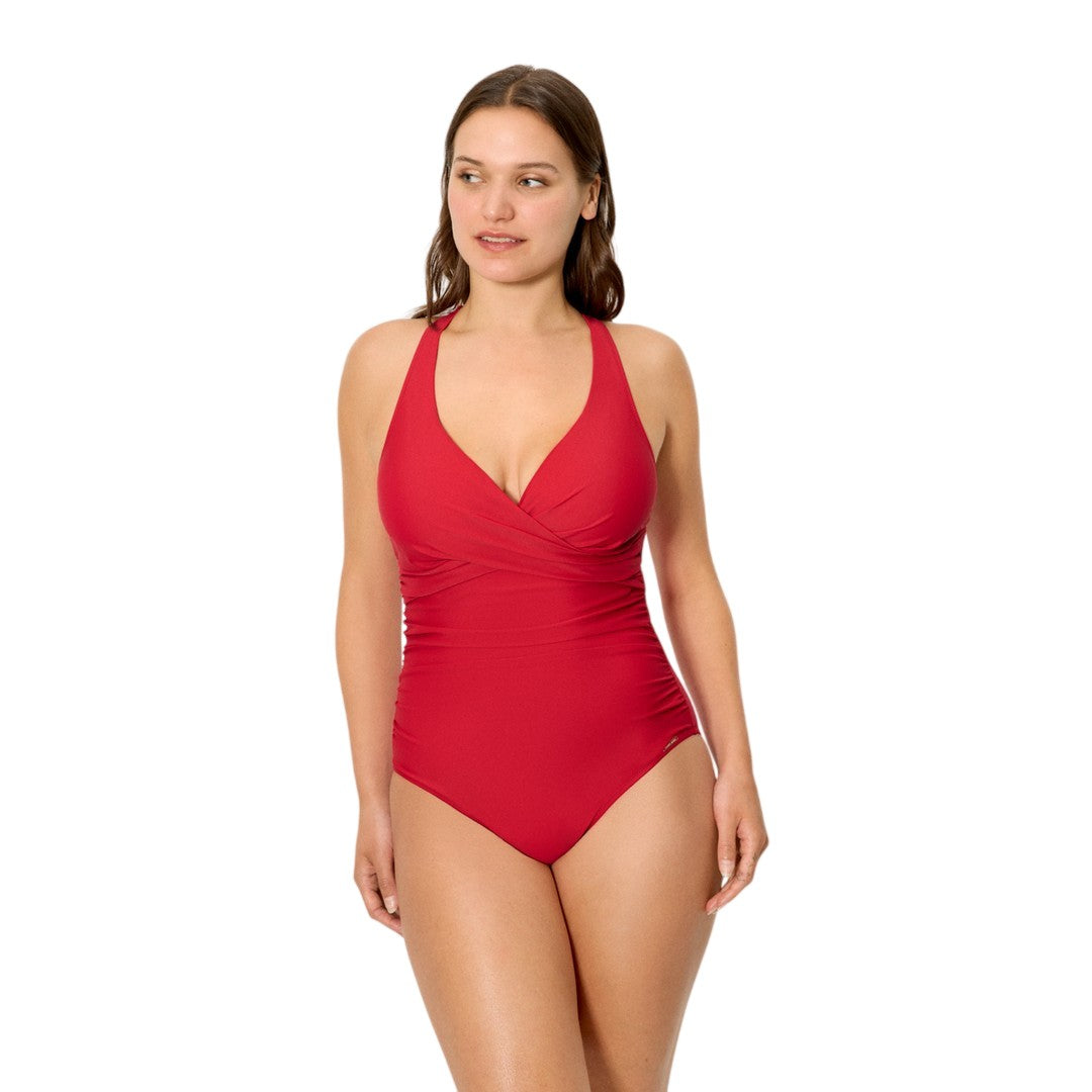 Ysabel Mora Beachwear Donna Costume Intero Modellante - 83380 DARK RED