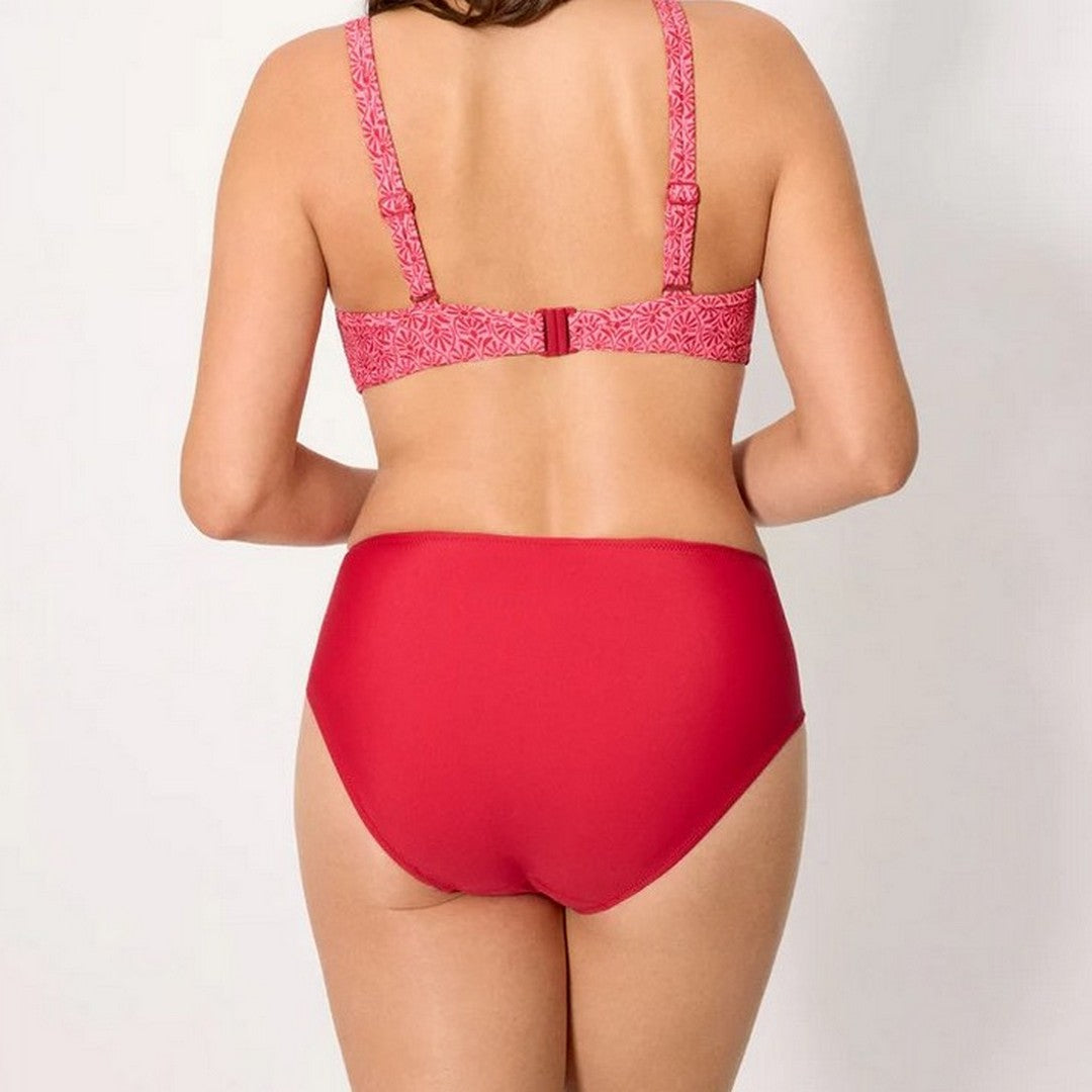 Ysabel Mora Beachwear Donna Slip Bikini Alto Modellante - 83458 DARK RED
