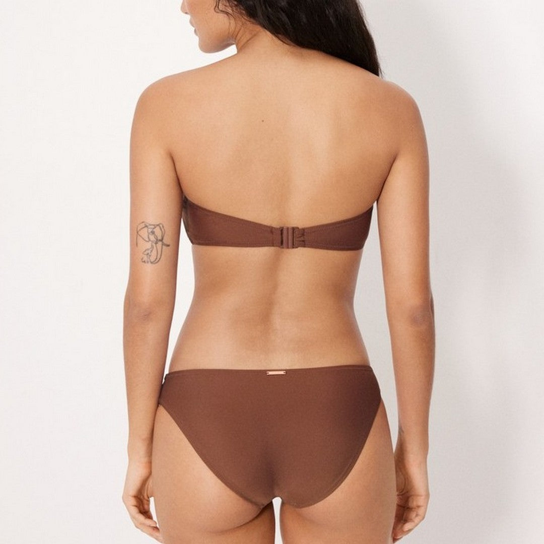 Ysabel Mora Beachwear Donna Set Bikini Bandeau - 83470 BROWN