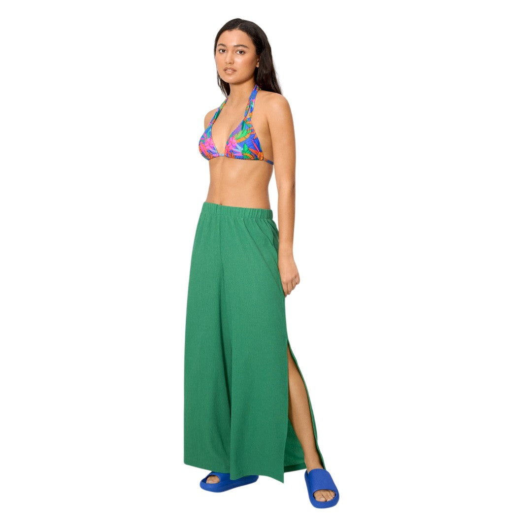 Ysabel Mora Beachwear Donna Pantalone Ampio - 86223 TROPICAL GREEN
