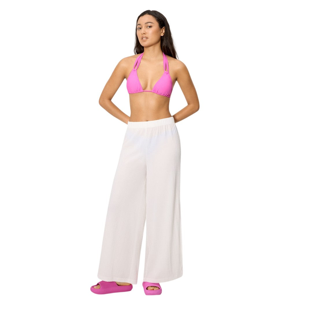 Ysabel Mora Beachwear Donna Pantalone Ampio - 86223 WHITE