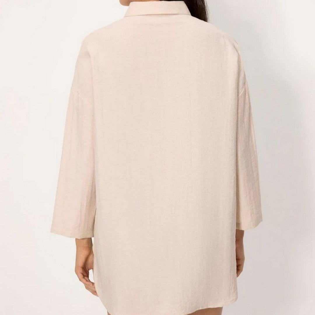 Ysabel Mora Beachwear Donna Camicia Misto Lino - 86275 SAND BROWN