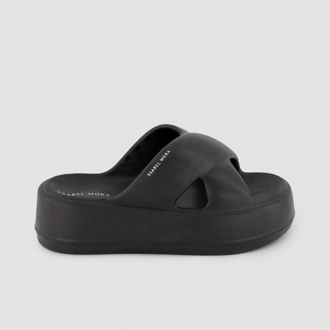 Ysabel Mora Beachwear Donna Ciabatta con Platform - 86287 NERO