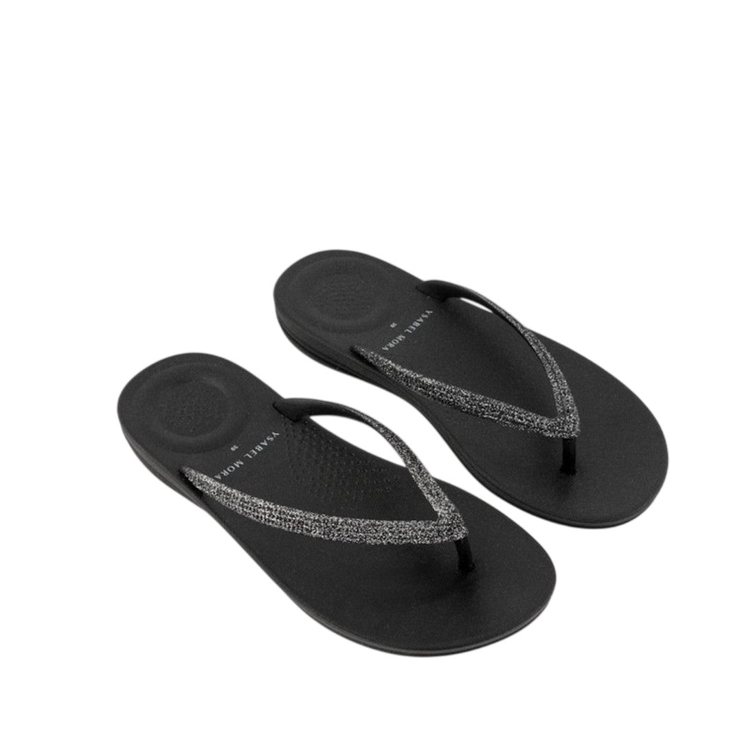 Ysabel Mora Beachwear Donna Infradito Shiny - 86290 NERO
