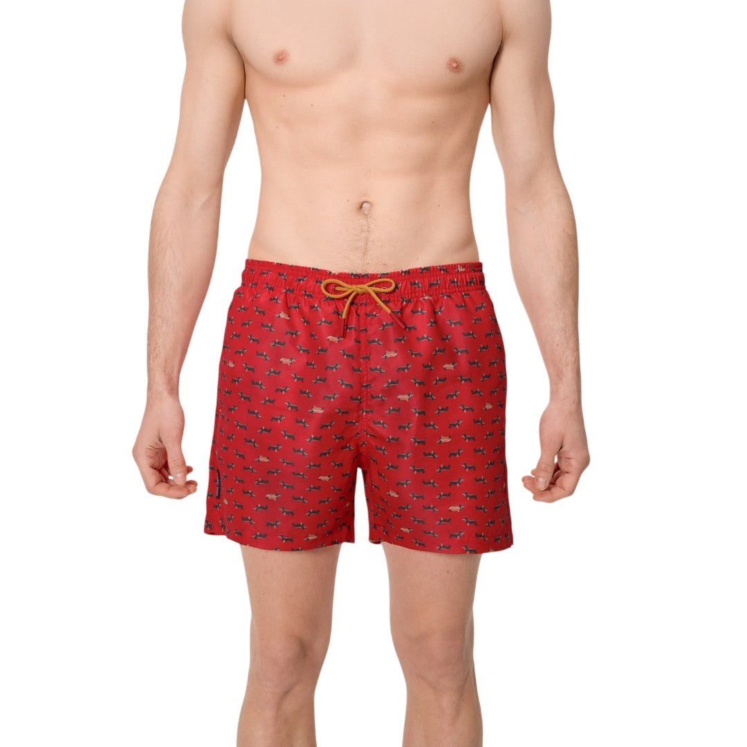 Ysabel Mora Beachwear Uomo Costume Pantaloncino - 90393 LAVA RED