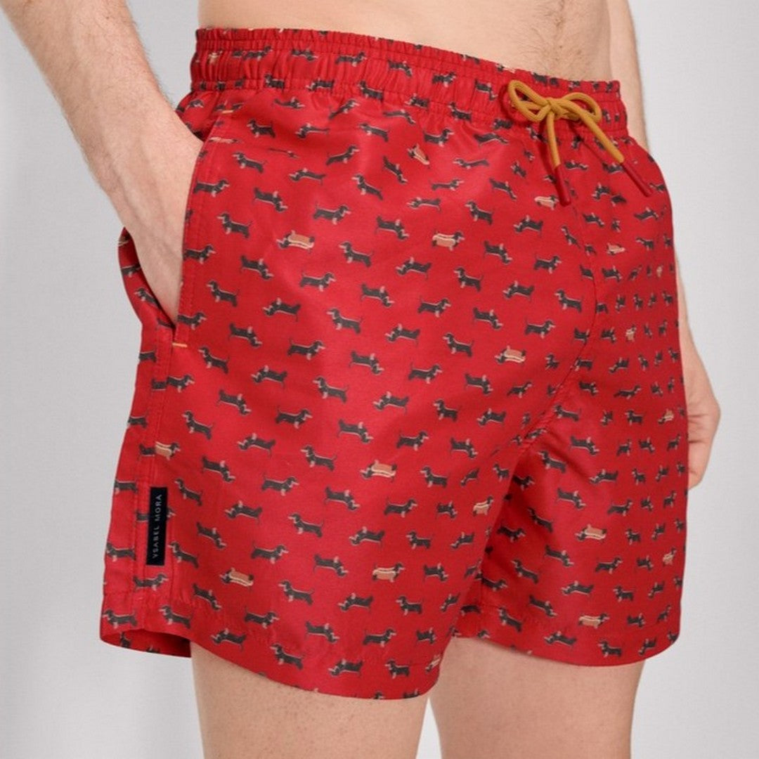 Ysabel Mora Beachwear Uomo Costume Pantaloncino - 90393 LAVA RED