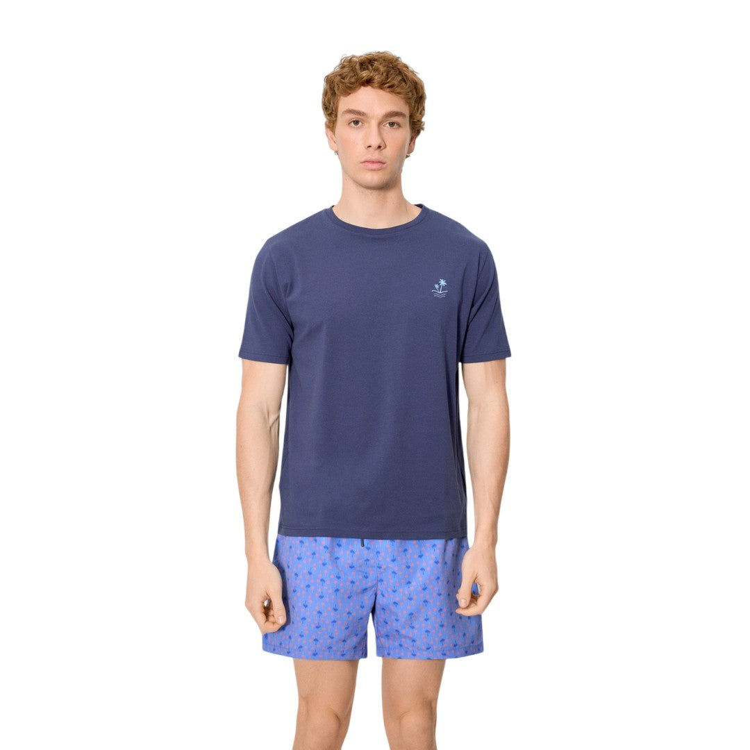 Ysabel Mora Beachwear Uomo T-Shirt Stampata - 90527 BLUE PRINT