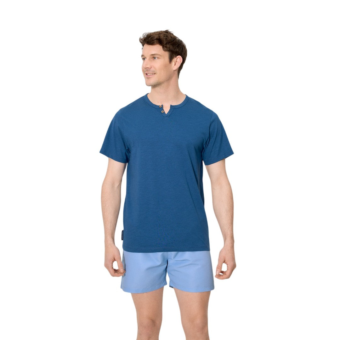 Ysabel Mora Beachwear Uomo T-Shirt Tinta Unita - 90533 ATLANTIC BLUE