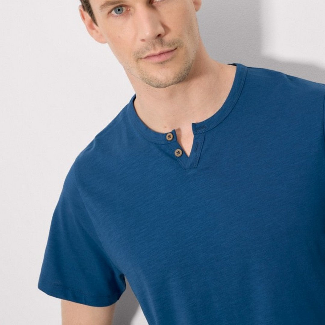 Ysabel Mora Beachwear Uomo T-Shirt Tinta Unita - 90533 ATLANTIC BLUE