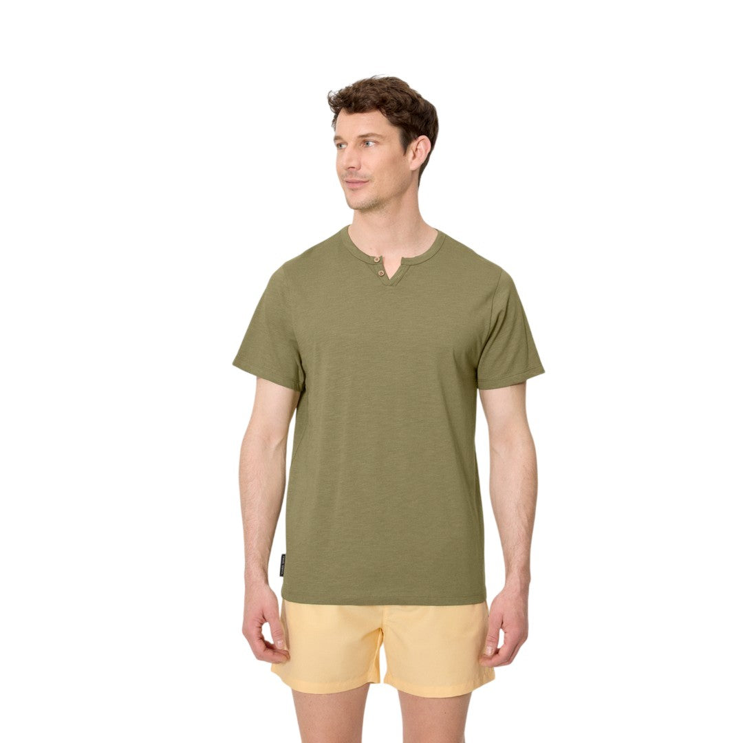 Ysabel Mora Beachwear Uomo T-Shirt Tinta Unita - 90533 LODEN GREEN