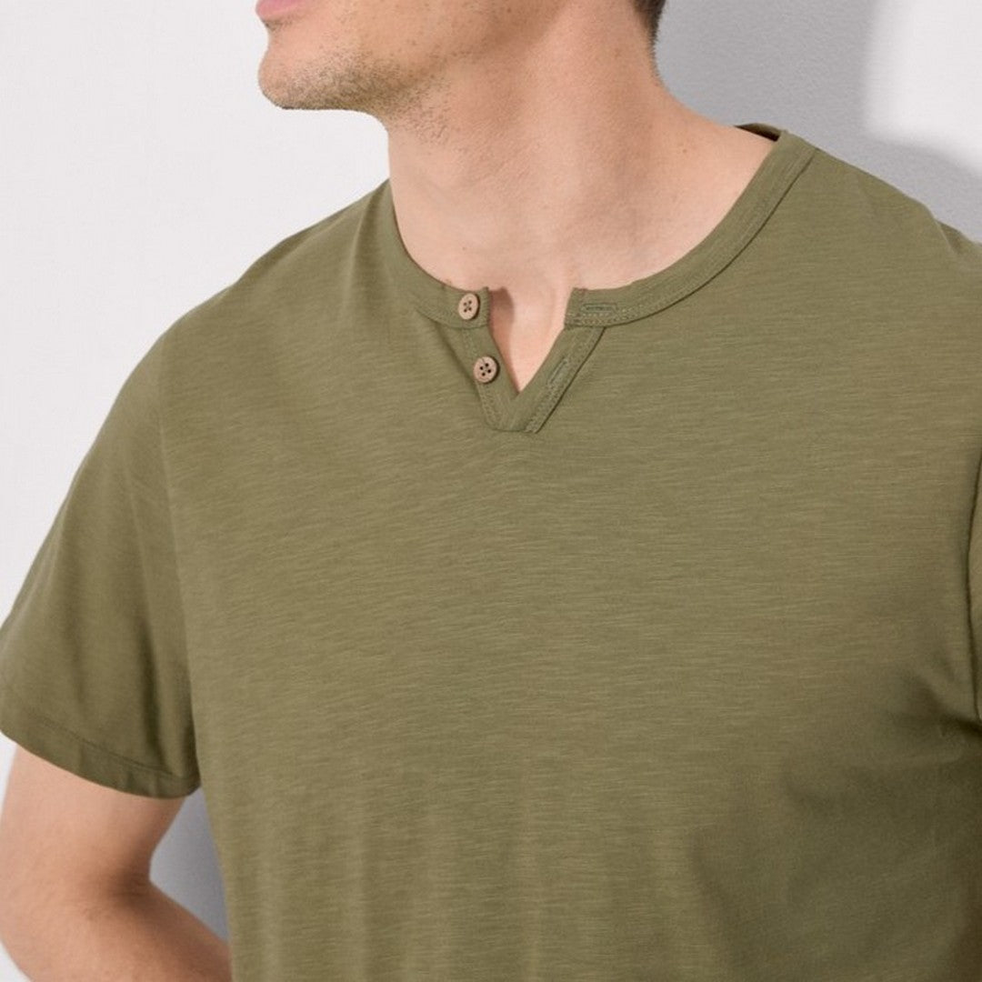 Ysabel Mora Beachwear Uomo T-Shirt Tinta Unita - 90533 LODEN GREEN