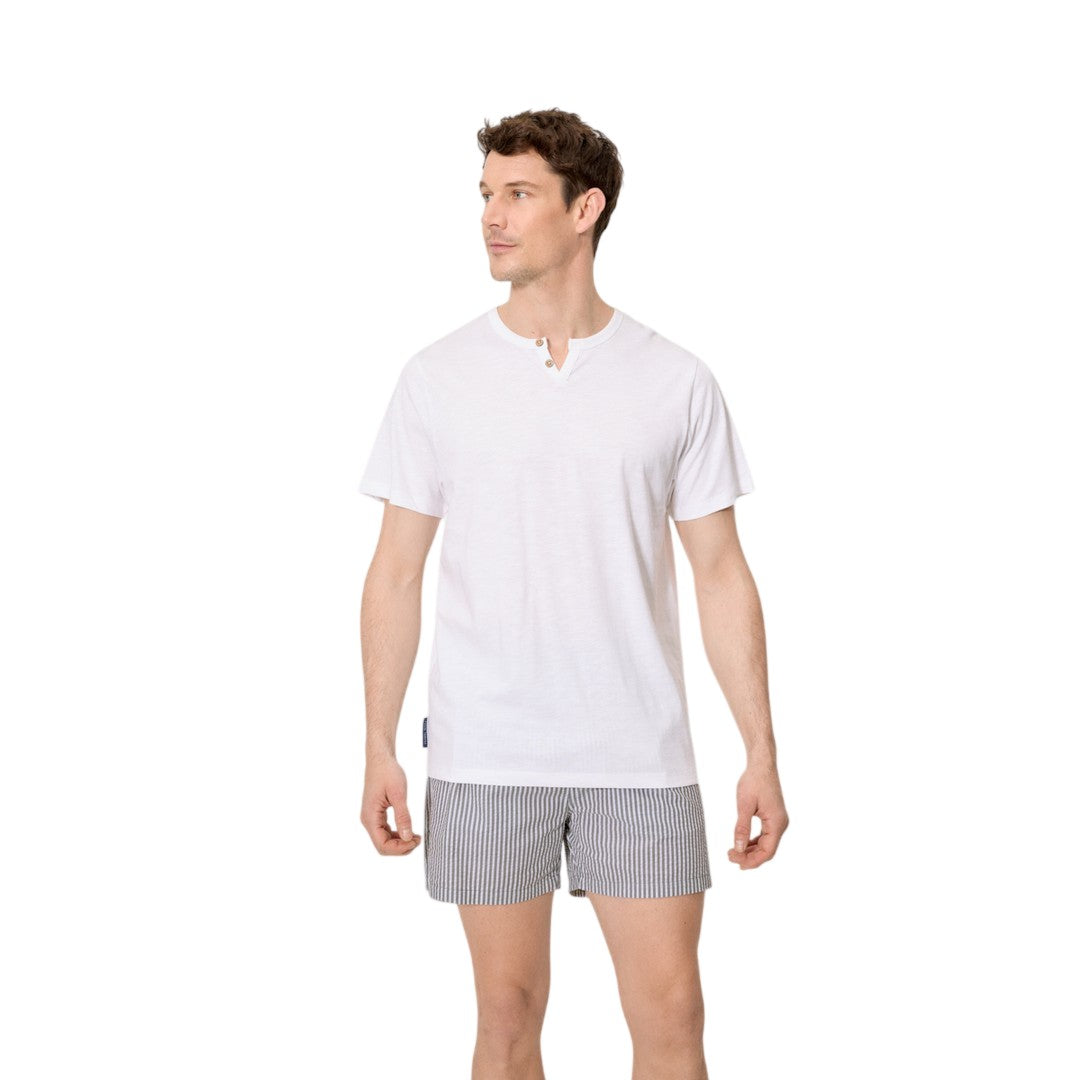 Ysabel Mora Beachwear Uomo T-Shirt Tinta Unita - 90533 WHITE