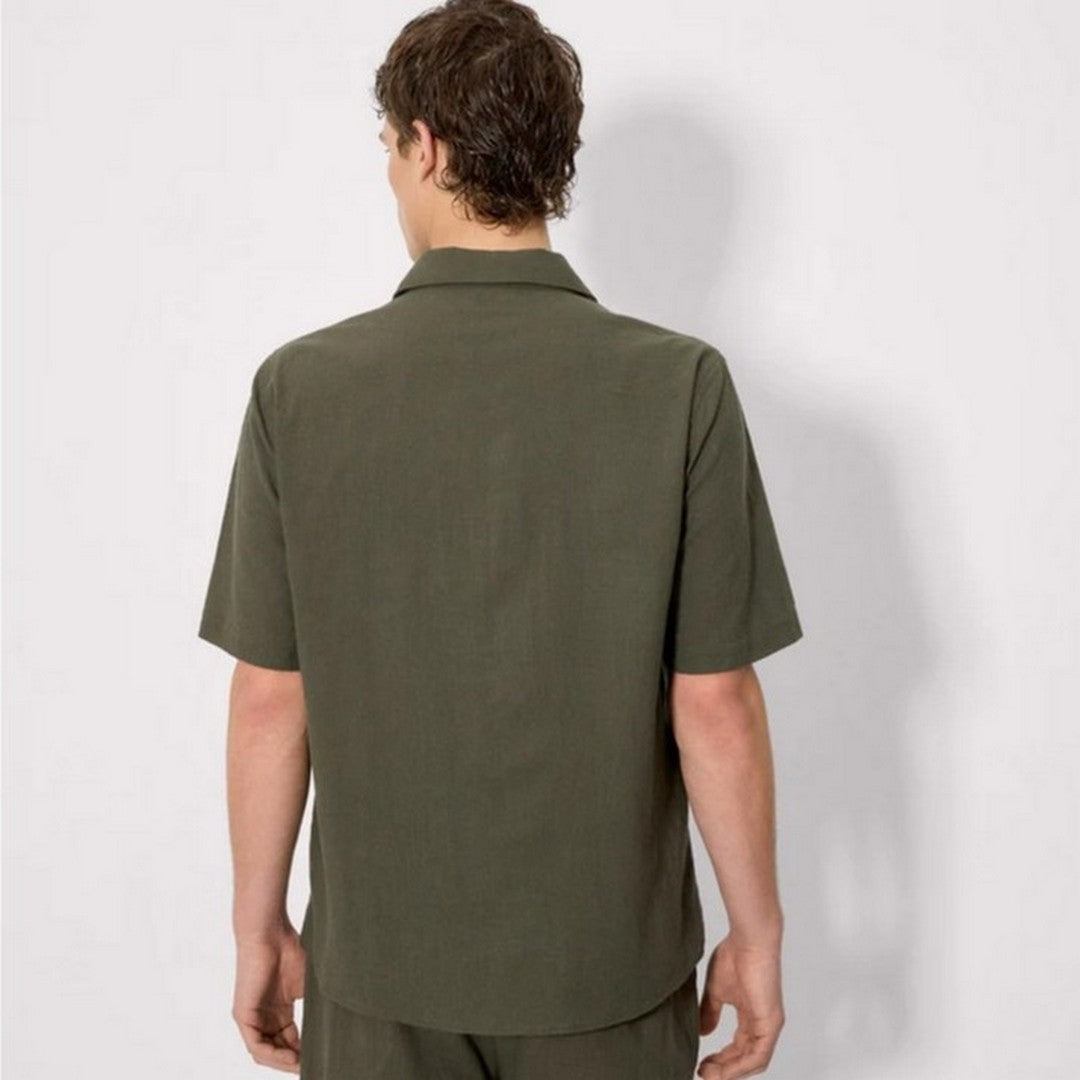 Ysabel Mora Beachwear Uomo Camicia Relax in Cotone - 90538 GRAPE LEAF