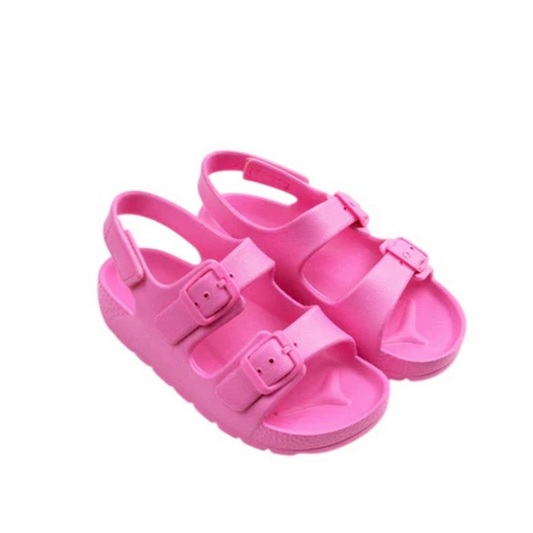 Ysabel Mora Beachwear Unisex Sandali Mare Velcro Gommate - 95546 ROSA