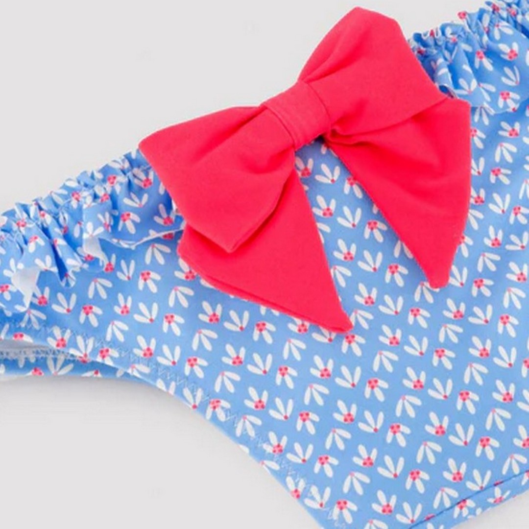 Ysabel Mora Beachwear Bambina Slip Mare con Fiocco - 97087 ÚNICO