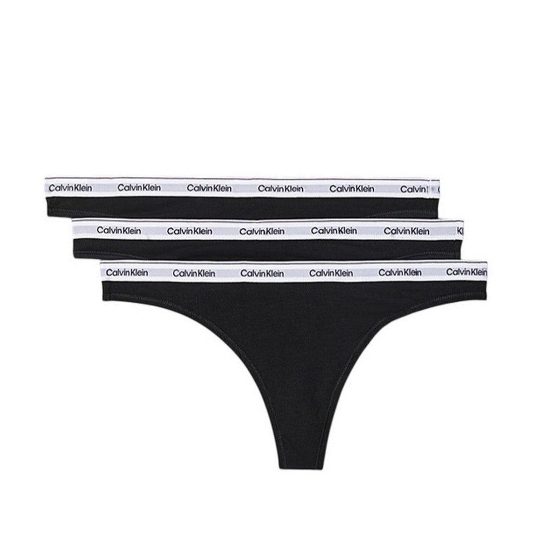 Calvin Klein 3 Pack Perizoma Donna Logo Icon - 000QD5209 UB1