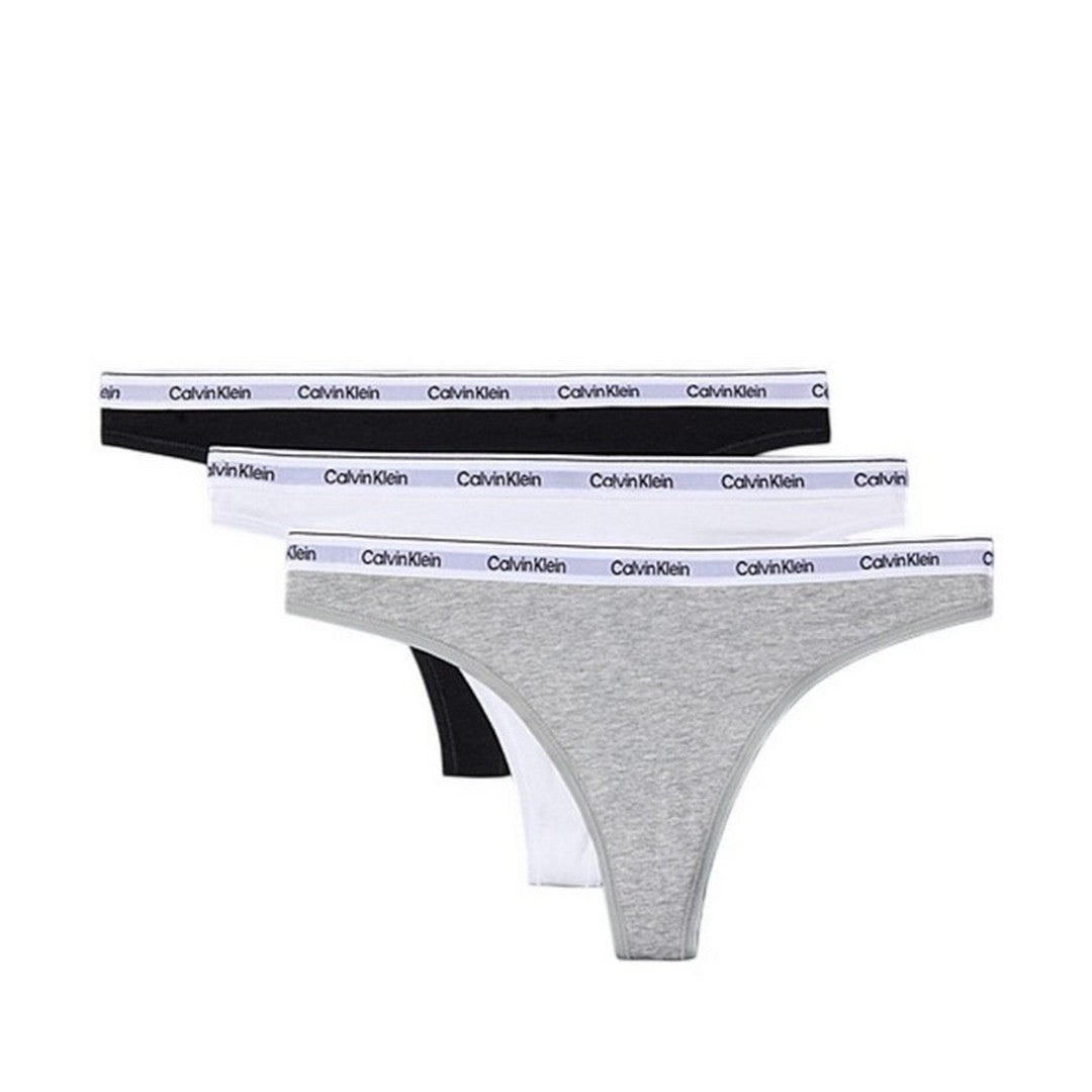 Calvin Klein 3 Pack Perizoma Donna Logo Icon - 000QD5209 MPI