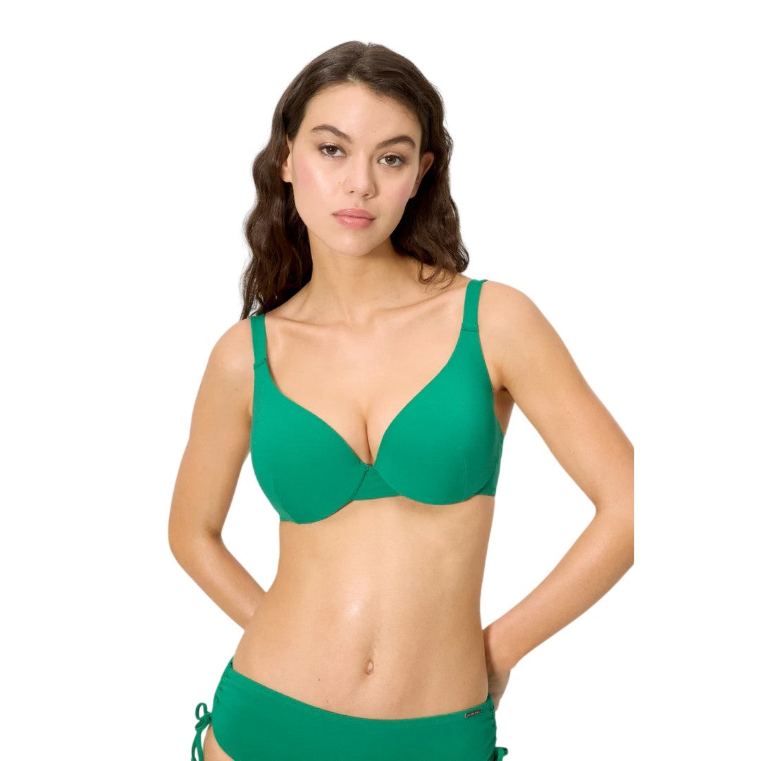 Ysabel Mora Beachwear Donna Top Bikini Coppa e Ferretto - 83185 DEEP GREEN
