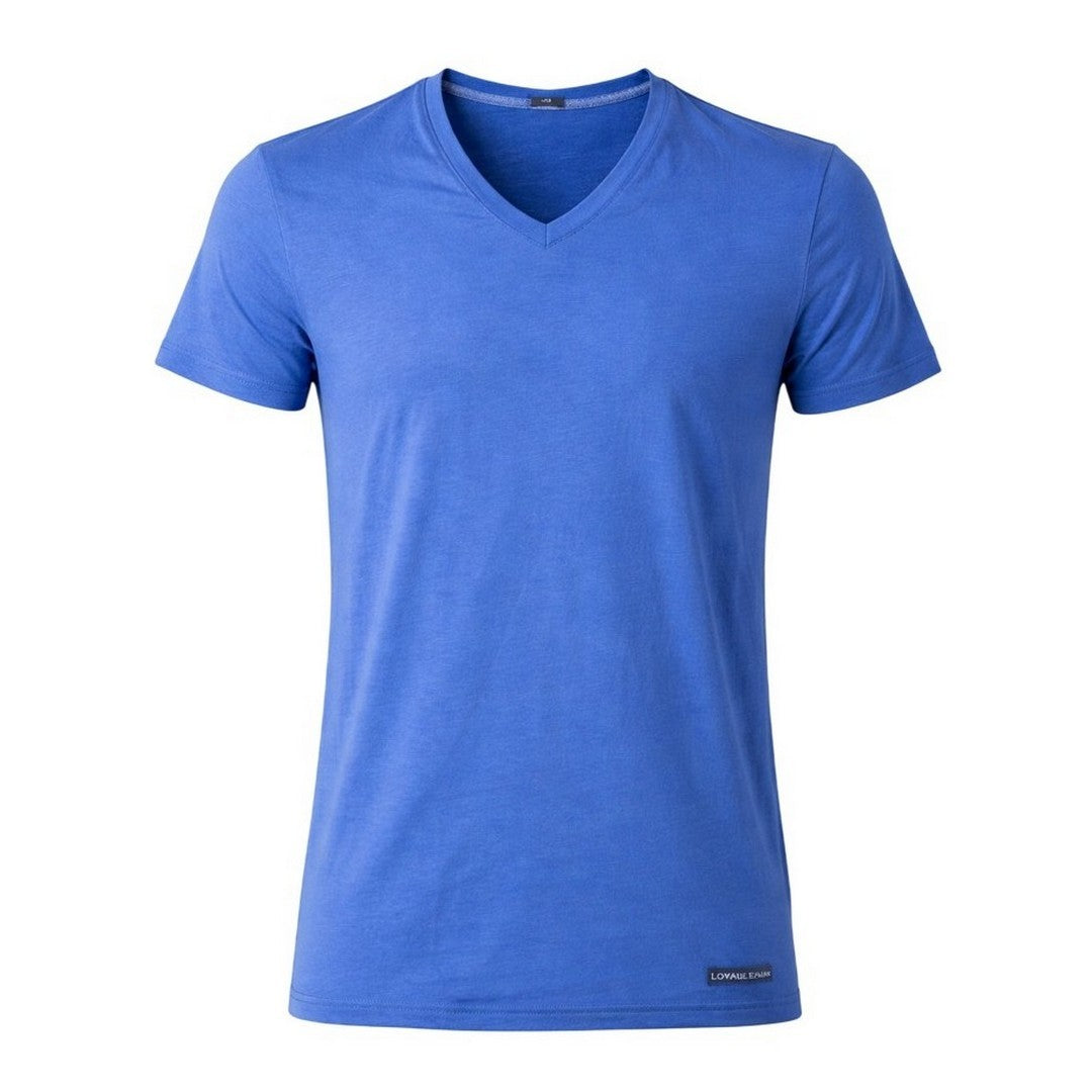 Lovable Man T-Shirt Uomo Scollo a V in Micro Modal - L07UL