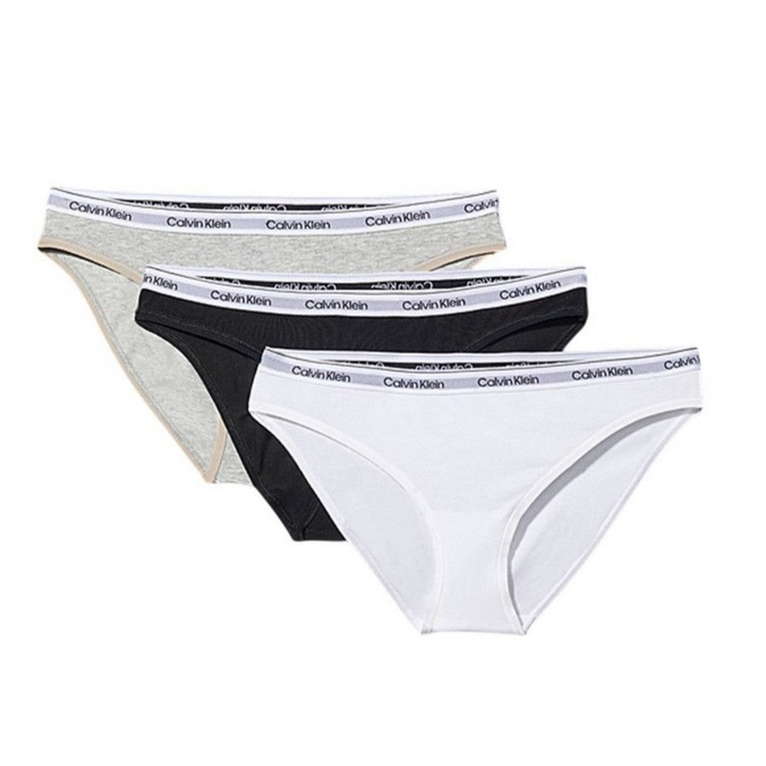 Calvin Klein 3 Pack Slip Donna Logo Icon CK 000QD507 MPI