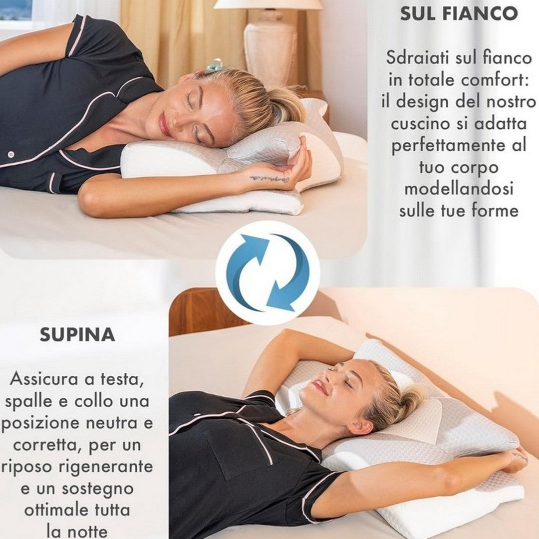 Antica Tessitura Italiana Guanciale Memory Sollievo Ergonomico