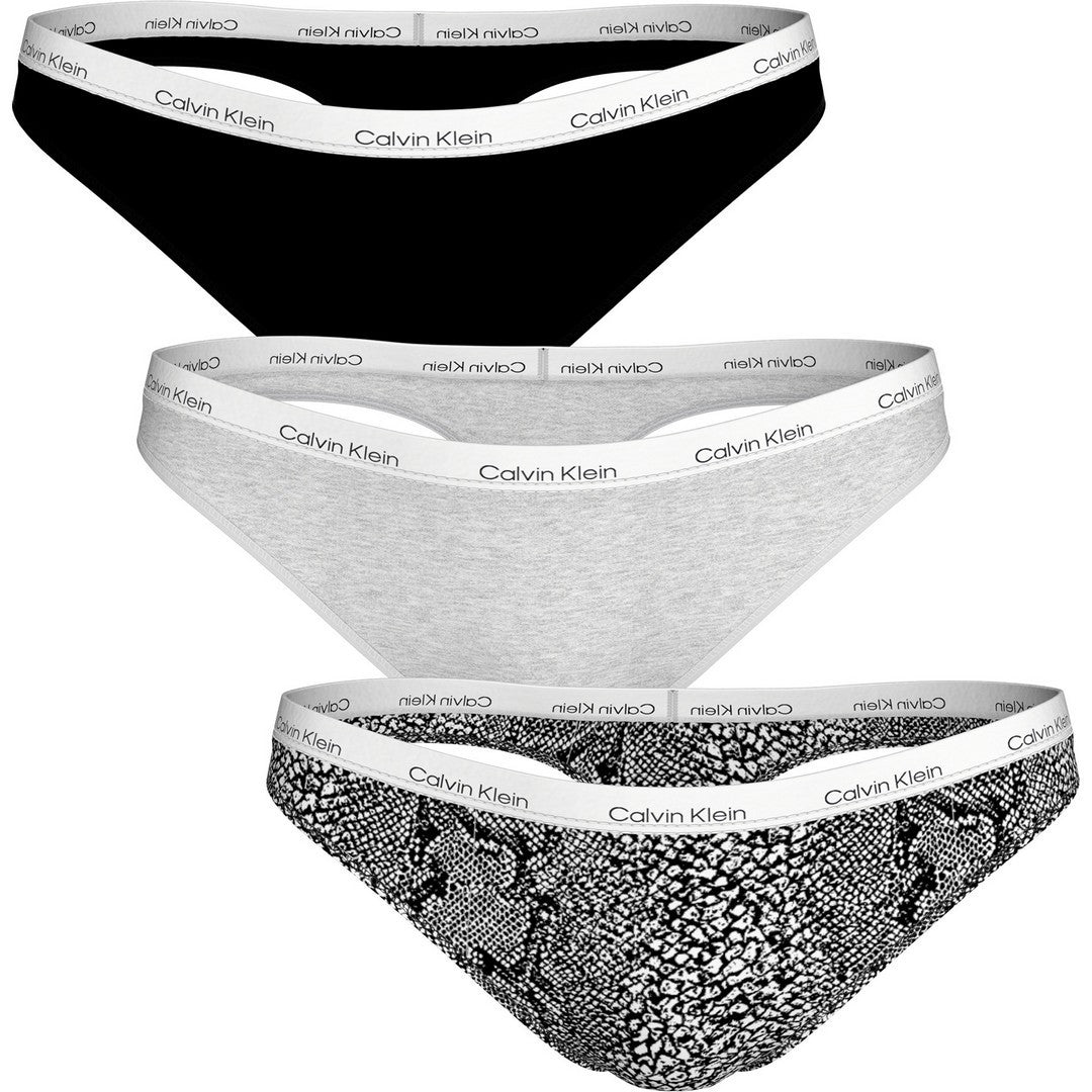 Calvin Klein 3 Pack Perizoma Donna Logo Icon LV00QD5209 - H03