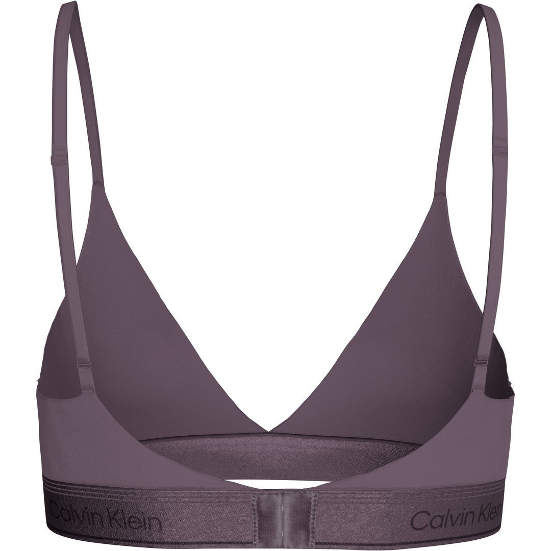 Calvin Klein Donna Lightly Lined Triangle Icon Cotton Metallic LV00QF8825-LN1