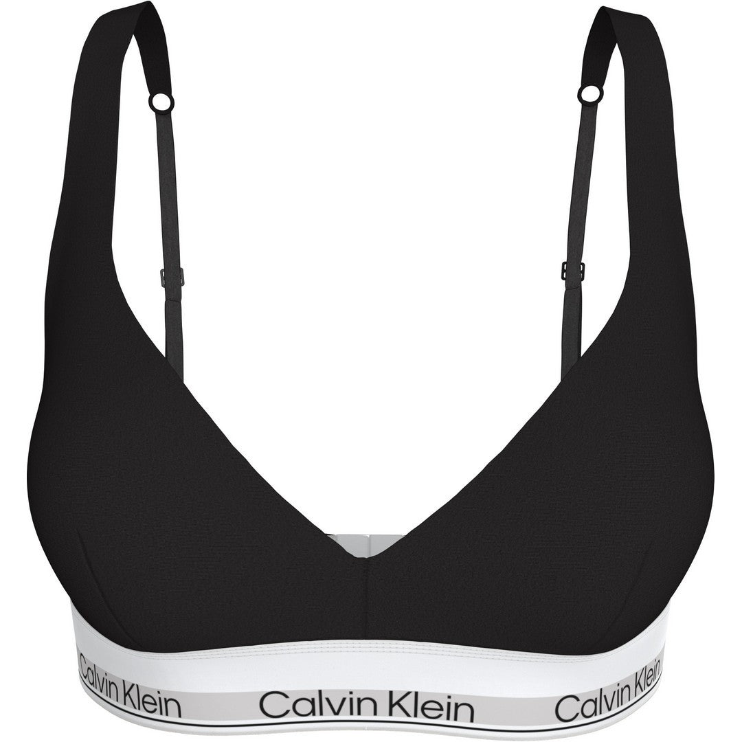Calvin Klein Donna Push Up Triangle Black Icon Cotton Modal LV00QF8990 UB1