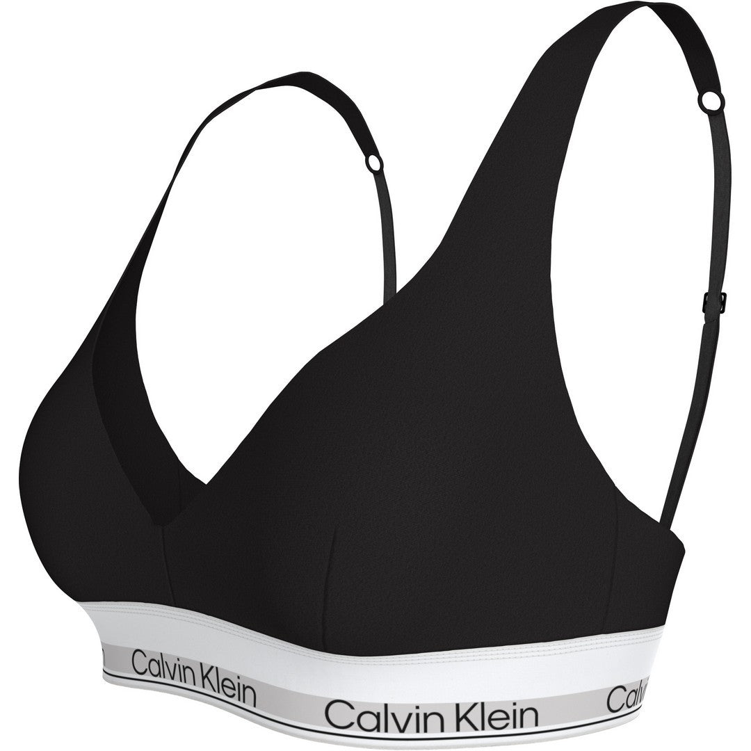 Calvin Klein Donna Push Up Triangle Black Icon Cotton Modal LV00QF8990 UB1