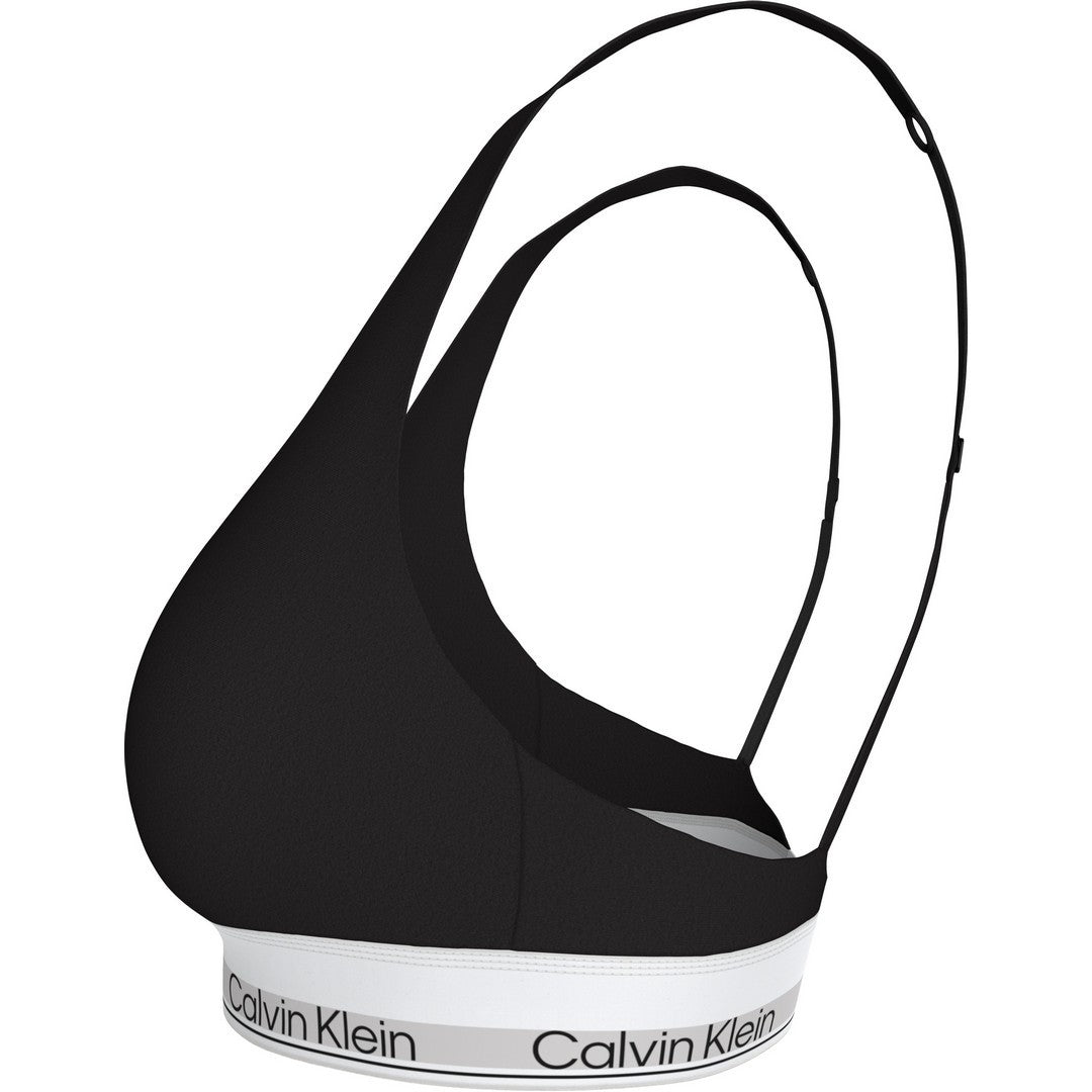Calvin Klein Donna Push Up Triangle Black Icon Cotton Modal LV00QF8990 UB1