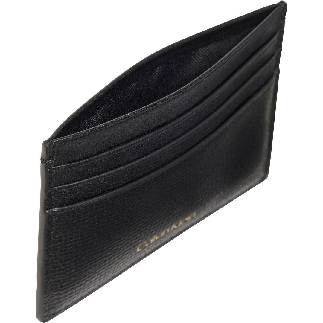 Calvin Klein Uomo Premium Leather Cardholder Black - LV04D1286G-UB1