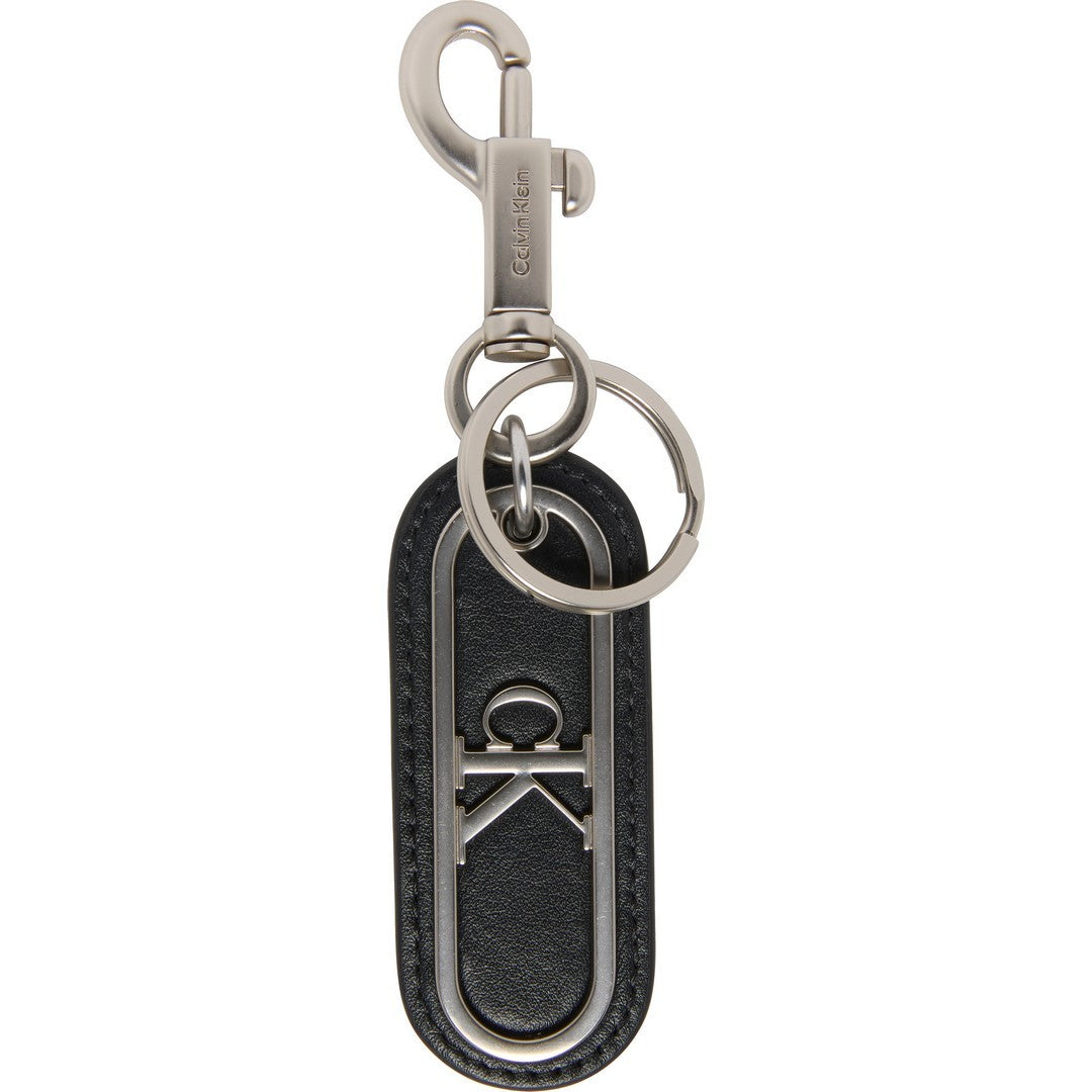 Calvin Klein Uomo Portachiavi Ck Cut Out Keychain Black LV04D1299G - UB1