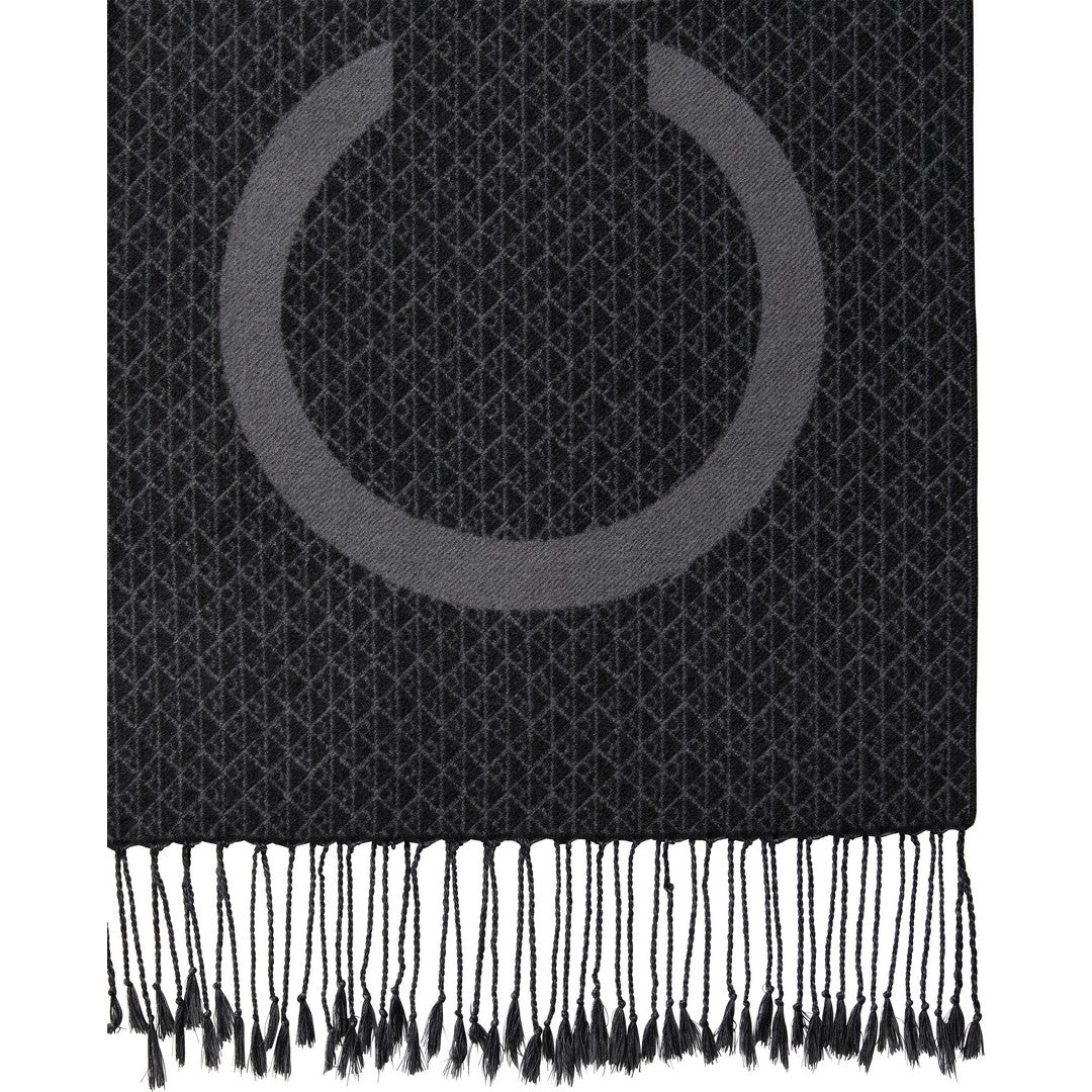 Calvin Klein Uomo SCiarpa Aop Bold Logo Woven Scarf - LV04D8111G-001