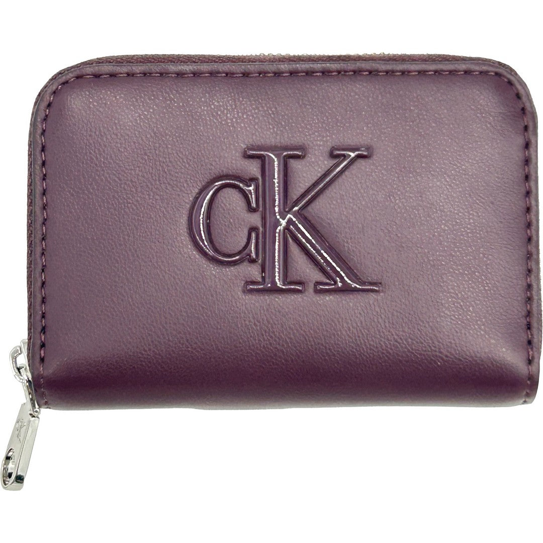 Calvin Klein Donna Portafoglio Bold Ck Medium Zip Around LV04F1154G - BAP