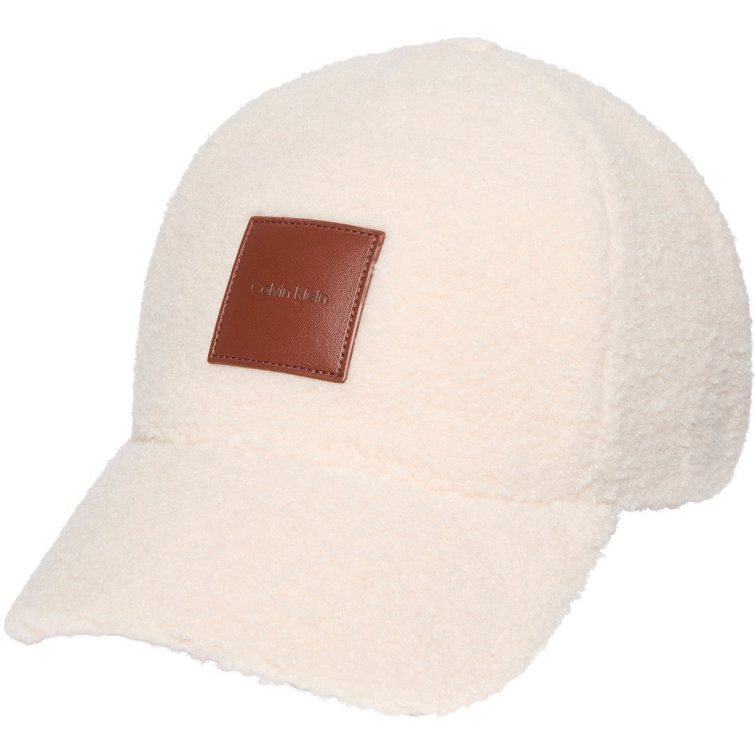 Calvin Klein Donna Cappellino All-Over Sherpa Patch Cap Birch - LV04F5096G-QYJ
