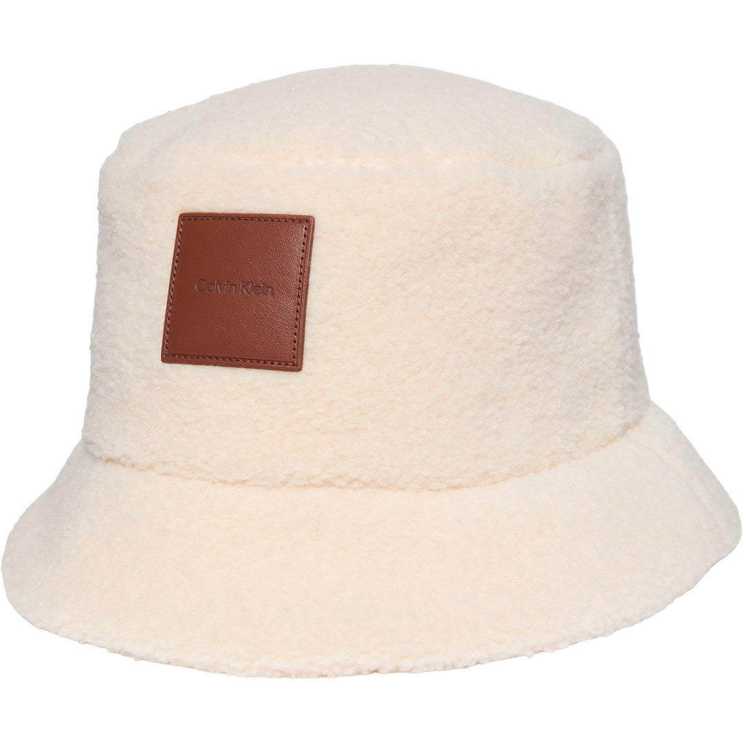 Calvin Klein Donna Bucket All-Over Sherpa W/ Patch Bucket Birch - LV04F5097G-QYJ