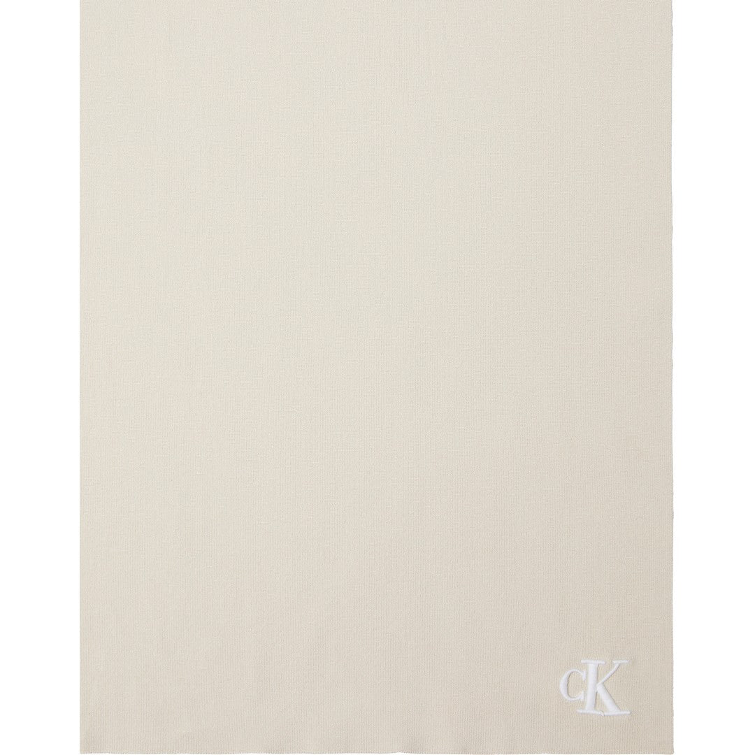 Calvin Klein Donna Ck Fine Rib Knitted Scarf Light Hay - LV04F8099G-ACG