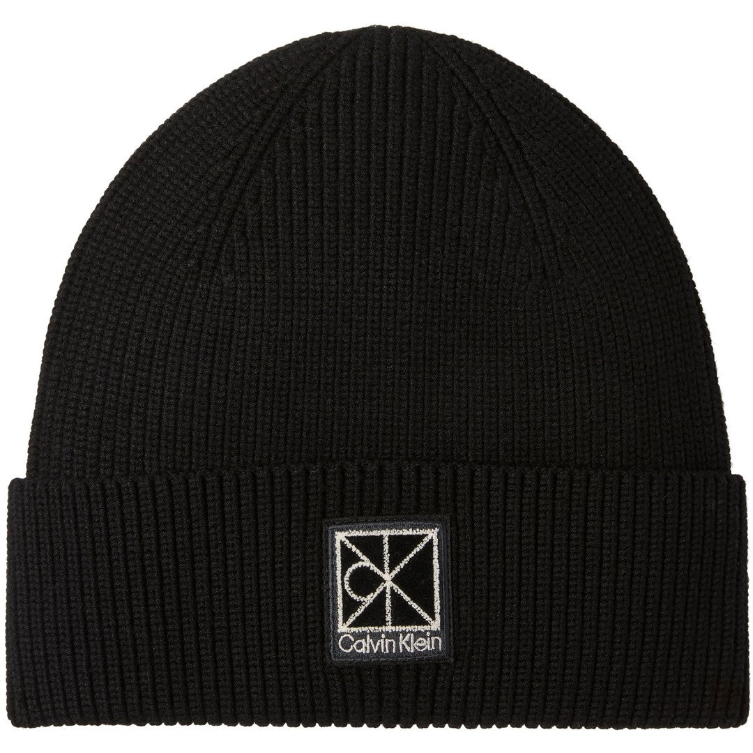 Calvin Klein Donna Berretto Emblem Square RiB Beanie - LV04F8109G-UB1