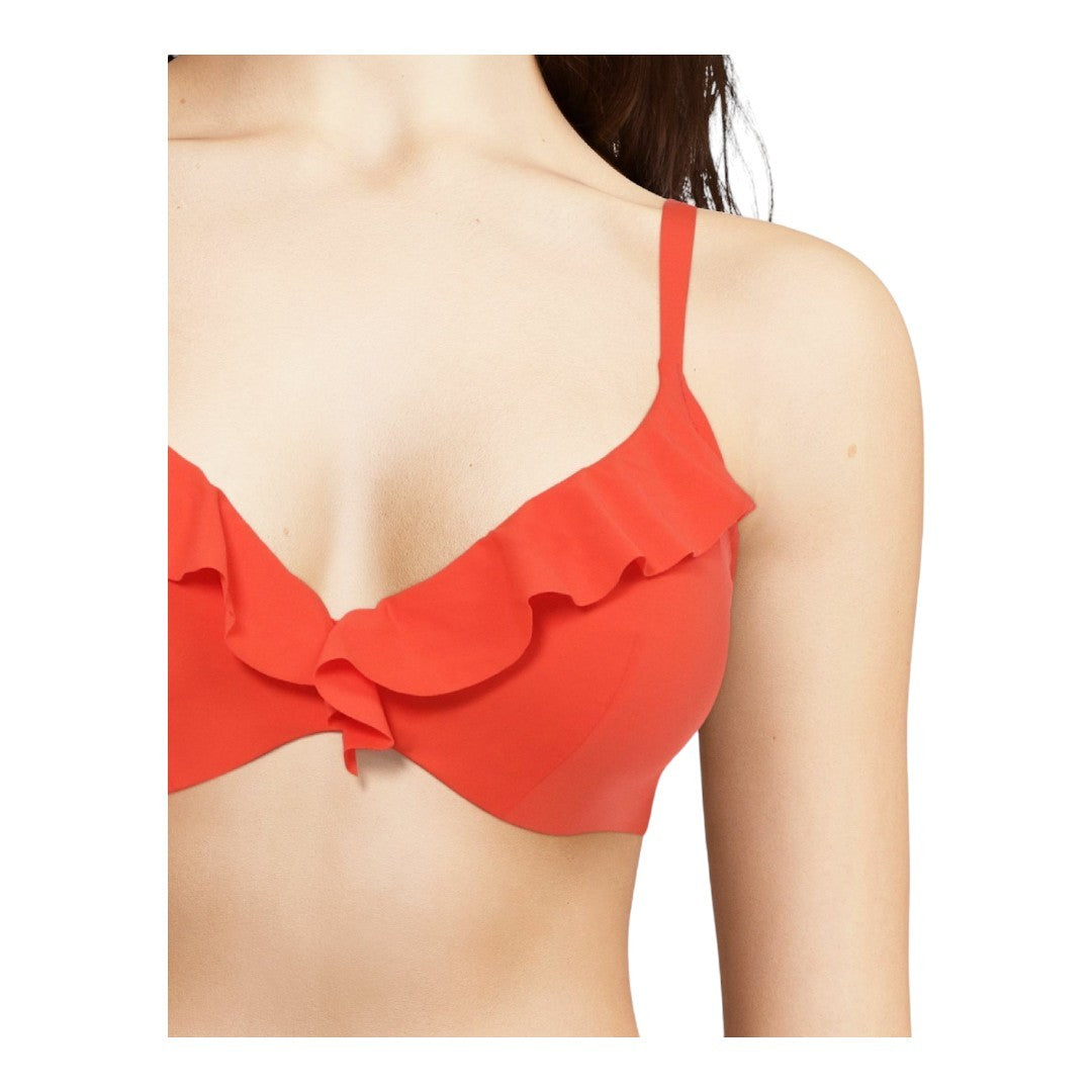 Chantelle Top Bikini Donna Sfoderato Ferro Rouches Coral - C69310-04R