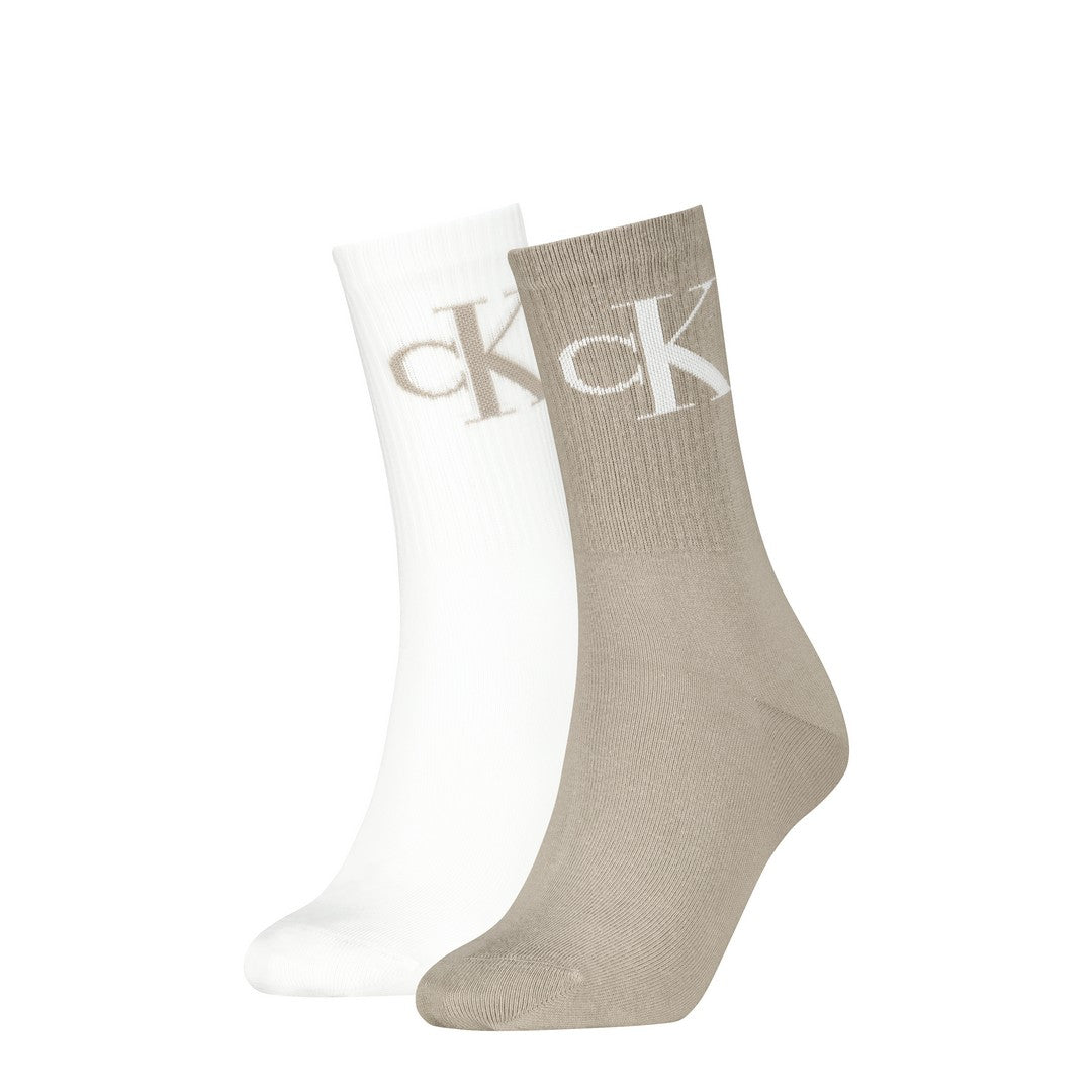 Calvin Klein Donna 2P Calze Monogram