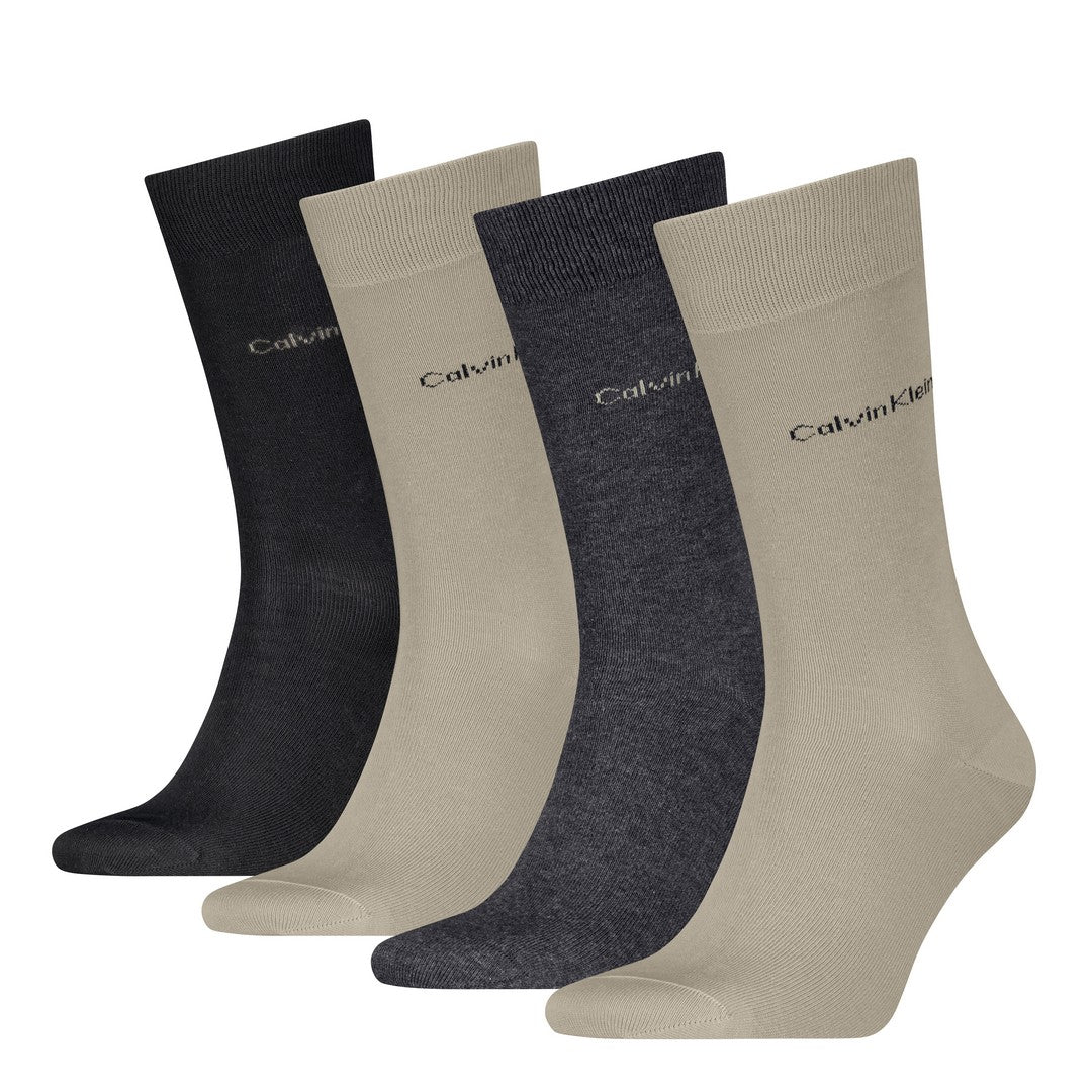 Calvin Klein Uomo 4P Calze Corte Giftbox Classic 701241259003801